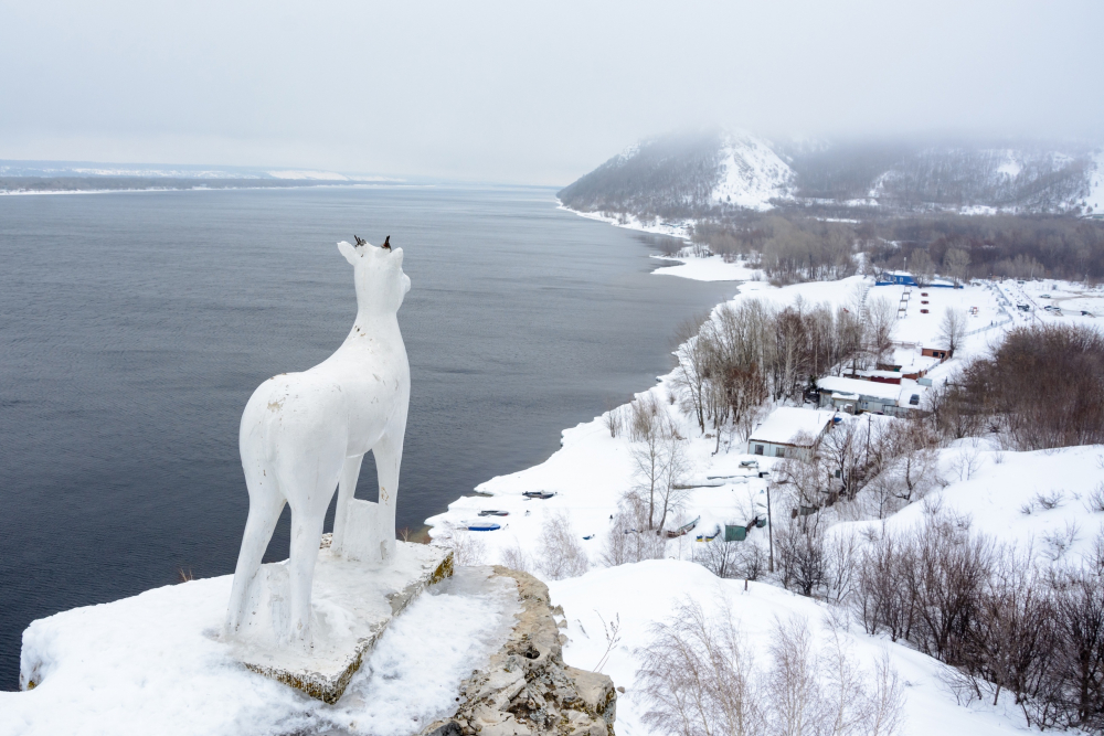 Козел в жигулевских горах