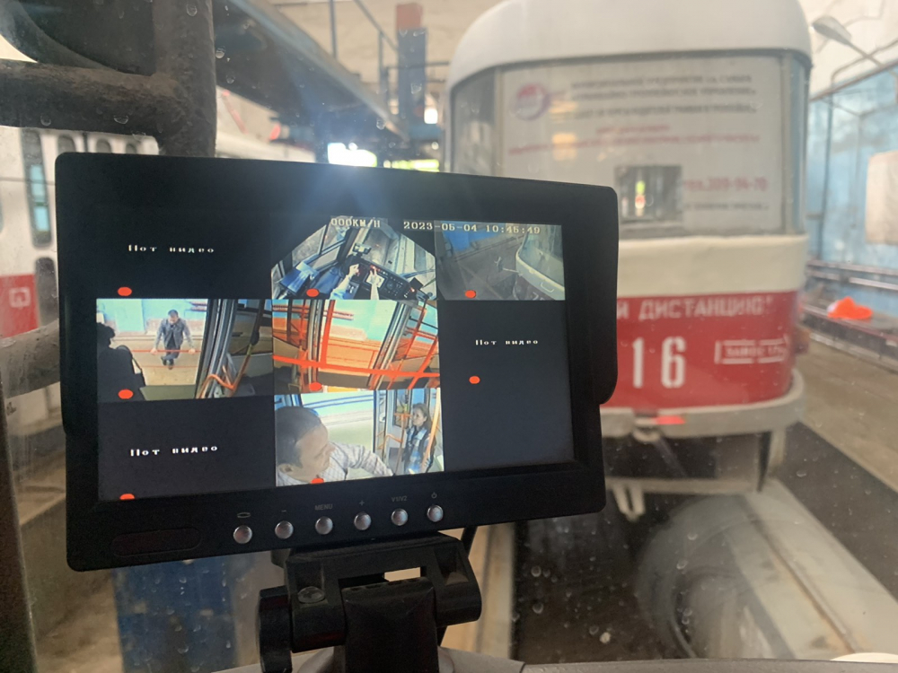 20 вагонов самарских трамваев оснастят системами видеонаблюдения в этом году