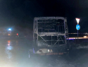 Его не восстановить: на заправке в Самарской области сгорел автобус