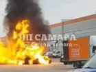 В Смышляевке взорвалась газель 18 апреля