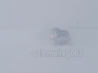 Буран в Ставропольском районе: дороги перекрыты