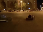 Диванные экстремалы: в Самаре подростки покатались на диване, привязанном к авто