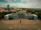 На площади Куйбышева в Самаре впервые устанавливают противотаранные устройства к 9 Мая