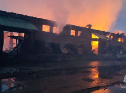 На улице Базовой в Тольятти тушат пожар на складе