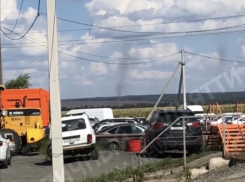 В районе села Зелёновка под Тольятти заметили смерч