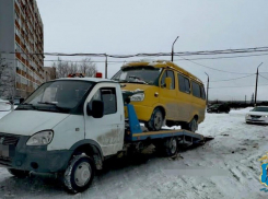 В Новокуйбышевске сняли с рейса маршрутку с неисправной тормозной системой