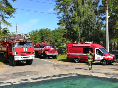 50 спецмашин и пожарный поезд из Самары: огонь охватил «Лесную сказку» на площади 750 «квадратов»