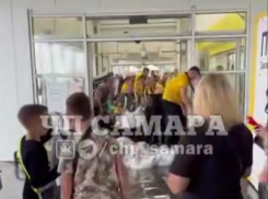 В Самаре ТРК «Космопорт» затопило из-за ливня