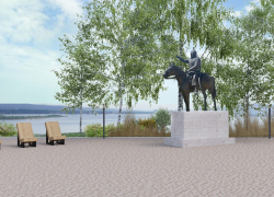 В Ширяево установили памятник основателю Волжской Булгарии – хану Котрагу