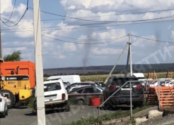 В районе села Зелёновка под Тольятти заметили смерч