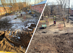 Жители домов на улице Рыльской ждут асфальта во дворе полгода