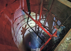 Диггеры показали легендарный тоннель под Хлебной площадью в Самаре