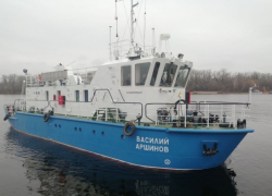 Самарский судостроительный завод сдал ещё одно промерное судно «Василий Аршинов»