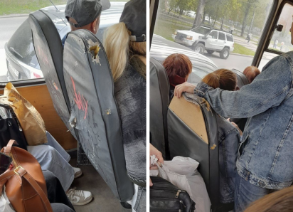 Самарские пассажиры жалуются на «оборванца» на маршруте №61