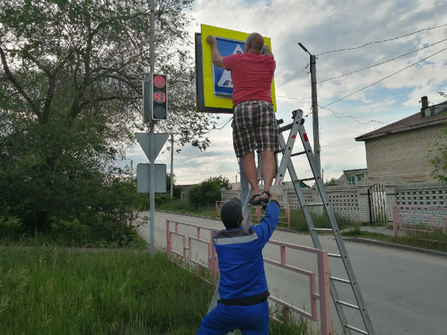 В Сызрани воруют дорожные знаки