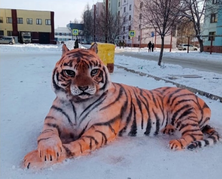 Фотозоны своими руками: показываем, какие произведения искусства создают из снега жители Самарской области