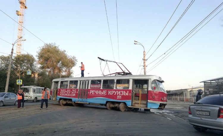 46% трамвайных путей в Самаре нуждаются в ремонте и замене