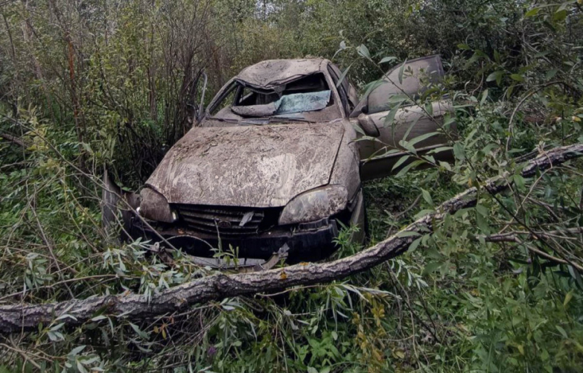 В Самарской области спасли водителя, съехавшего в кювет