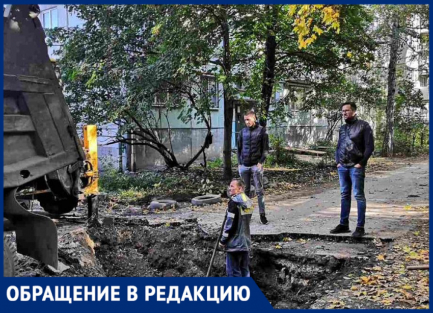 Жители посёлка 18 км в Самаре оказались забаррикадированы во дворе