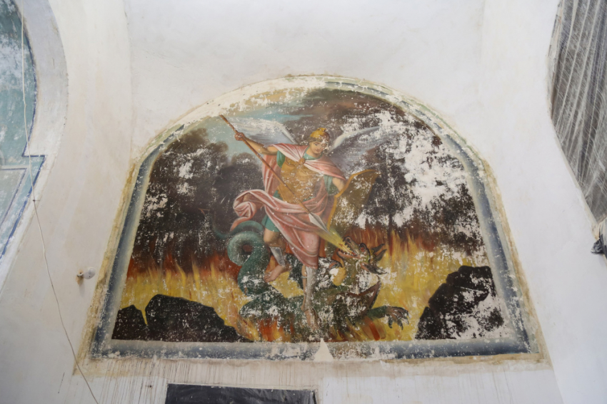 В храме села Утёвка началась реставрация росписи, которую делал легендарный живописец Григорий Журавлёв