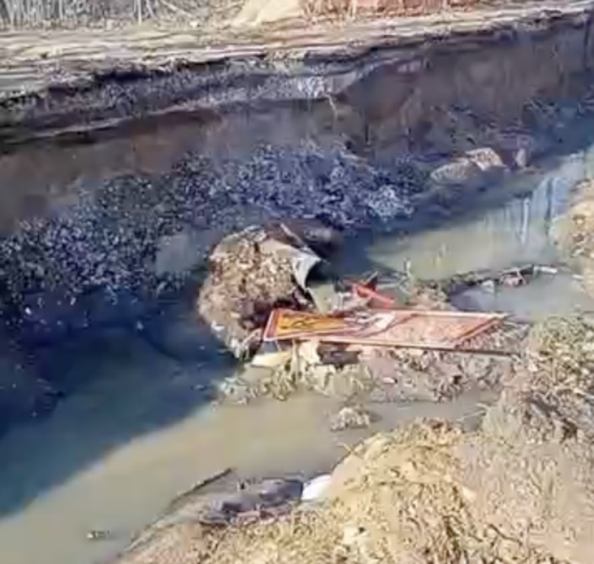 Экологическая катастрофа в посёлке Сухая Самарка: канализация течёт четвёртый месяц
