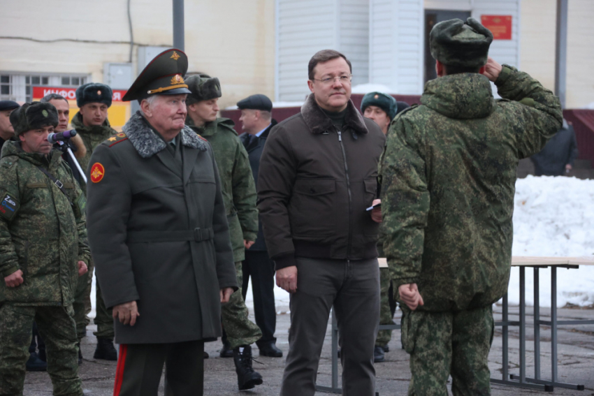 Первые мобилизованные из Самарской области отправляются в тыловые районы СВО