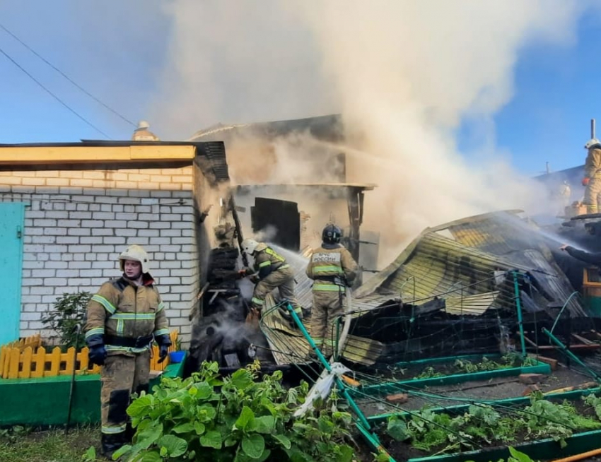 В Советском районе Самары произошёл пожар в частном доме