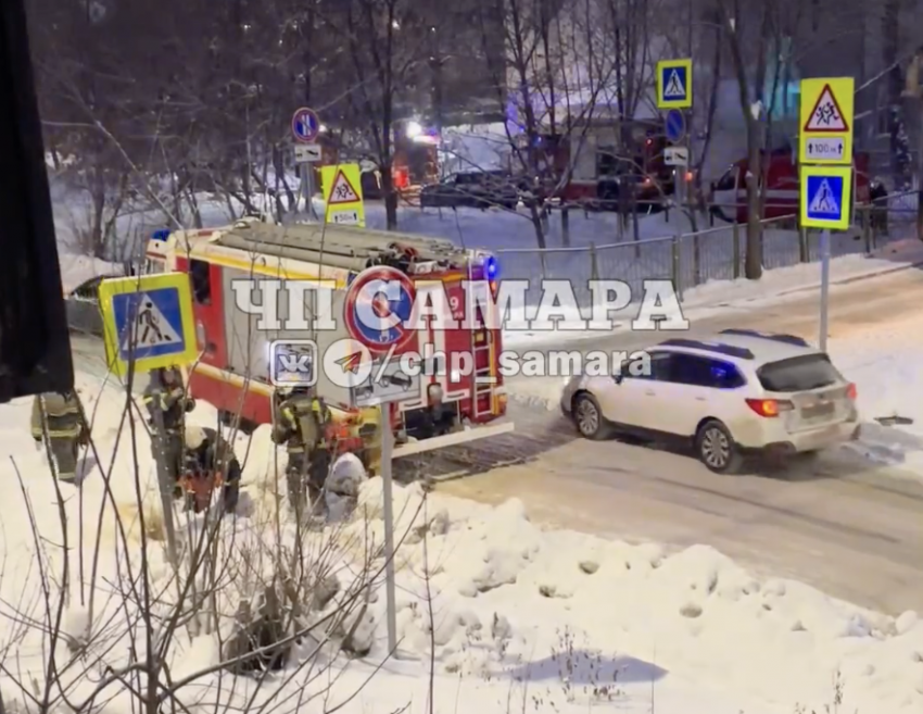 В школе №20 в Самаре произошёл пожар