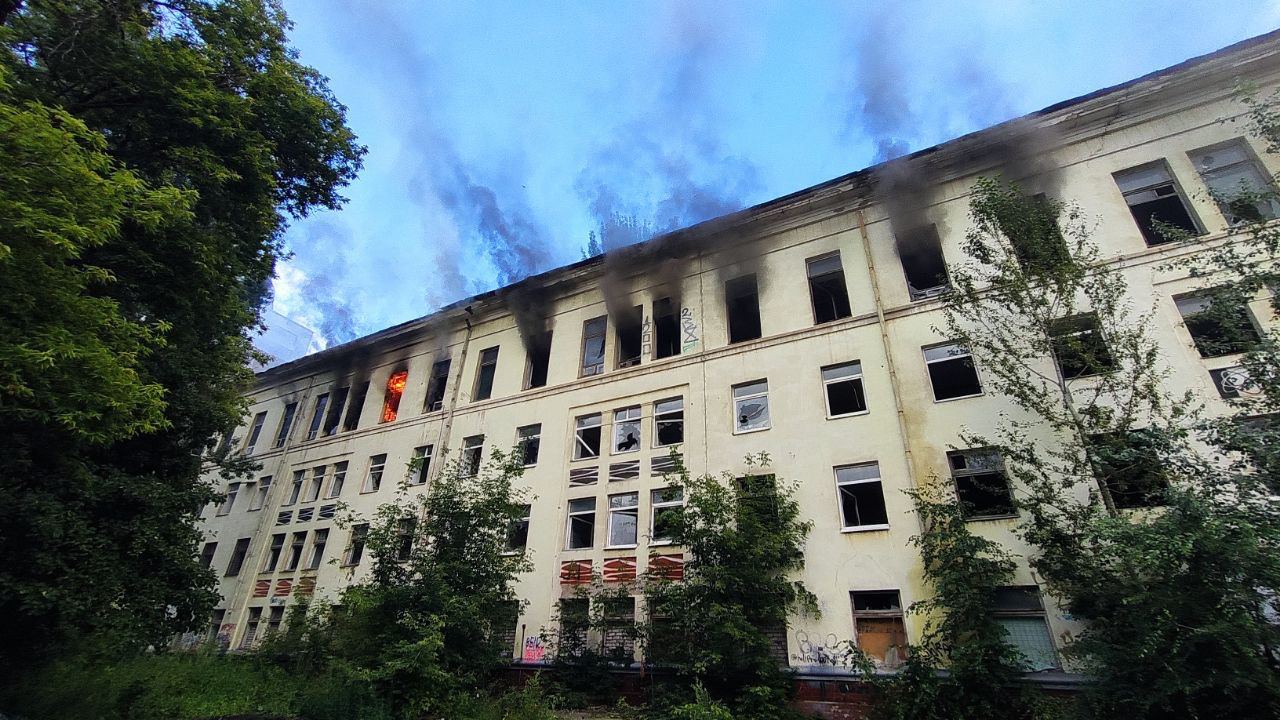 В Самаре произошёл пожар в Доме печати